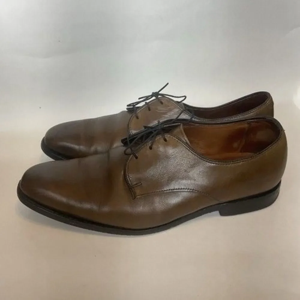 Allen‎ Edmonds Kenilworth Dark Brown Leather Lace Up Oxfords Men Size 11.5